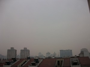 The Nanjing Skyline from my bedroom