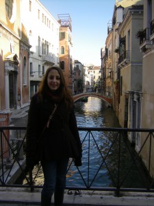 Me on the Watery streets of Venice