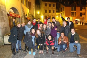 We even got to explore the Centre Ville of Annecy at night