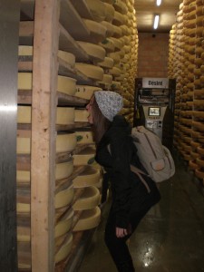 Enjoying the cheese factory in Haut-Doubs