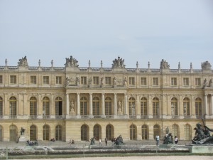 A view of the palace from the gardens.