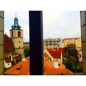 Going to miss this office view in Praha