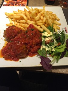 Meatballs and Fries