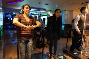 DDR with friends!