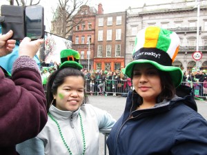 Joceline and I, Saint Patrick's Day Festival in Dublin
