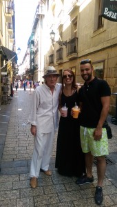 Random guy said he is a native from San Sebastián and decided to be in the picture!!!