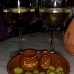 Spanish Olives with Vino Blanco 