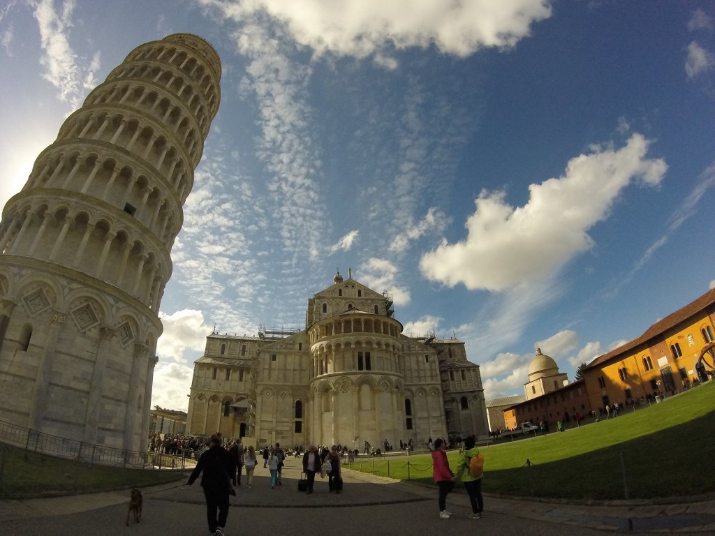 Pretty much everything to see in Pisa in one picture. 