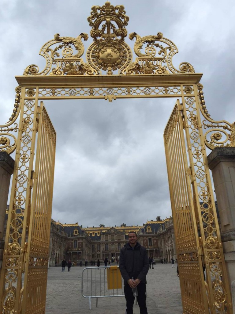 The beautiful and historical Palace of Versailles, in France.