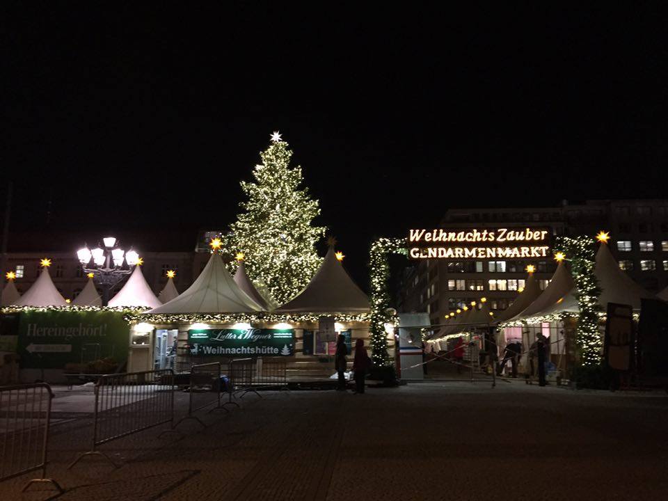 Christmas Market in Berlin. 