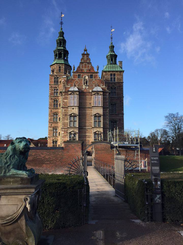 The beautiful Rosenborg Castle.
