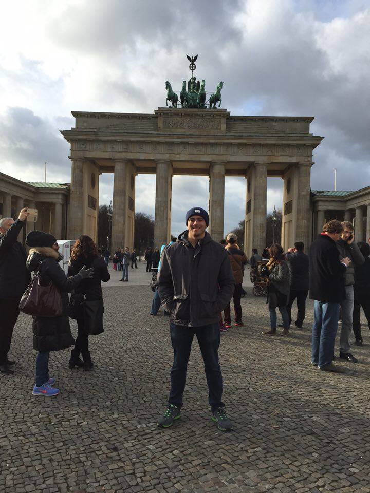 The famous Brandenburg Gate.